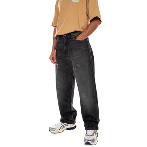 LANDON PANT BLACK - Pantaloni Denim Jeans Uomo Neri I034733 89EJ CARHARTT WIP 