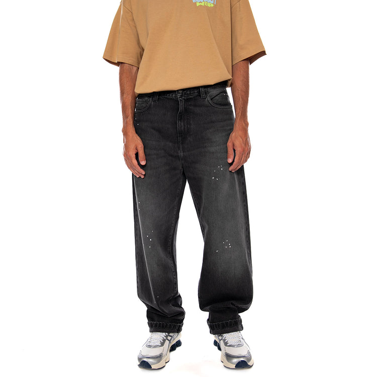 LANDON PANT BLACK - Pantaloni Denim Jeans Uomo Neri I034733 89EJ CARHARTT WIP 