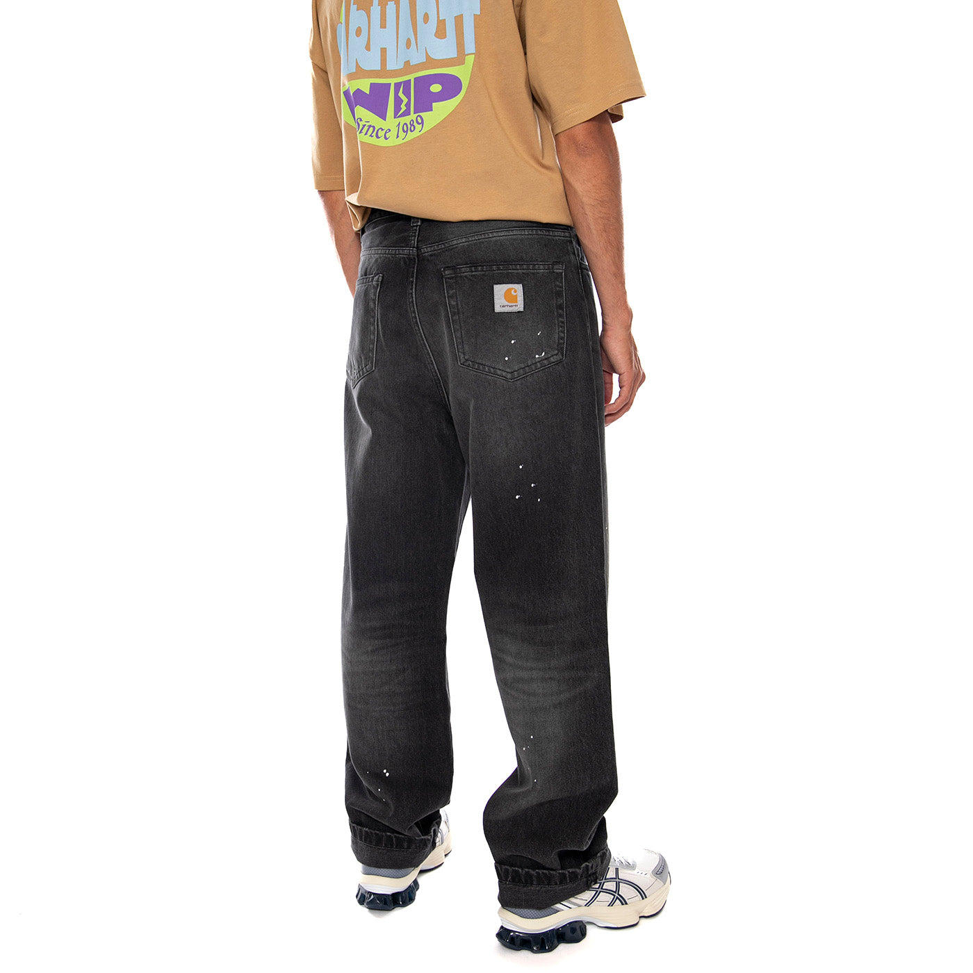 LANDON PANT BLACK - Pantaloni Denim Jeans Uomo Neri I034733 89EJ CARHARTT WIP 