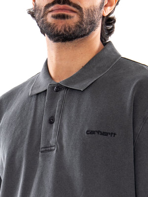 Carhartt WIP S/S Wayne Polo Black - Polo Uomo a Maniche Corte Nera I035317 89GD CARHARTT WIP 