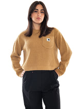 Carhartt WIP W' Mira Sweater WIP Dusty H - Damen-Strickpullover Braun Damen CARHARTT WIP