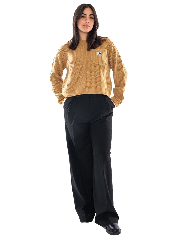Carhartt WIP W' Mira Sweater WIP Dusty H - Maglia Donna Marrone I035382 3TFXX CARHARTT WIP 