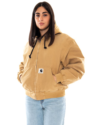Carhartt WIP W' OG Active Jacket Stone Canvas - Giacca Donna Marrone I035673 3TF4O CARHARTT WIP 