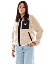 Carhartt WIP W' Janet Liner Fleur De Sel / Black - Jacke Damen Beige und Schwarz  Damen CARHARTT WIP