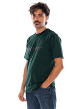 CARHARTT WIP S/S SCRIPT T-SHIRT DARK SCARAB - Maglietta Girocollo Uomo Verde  Uomo CARHARTT WIP