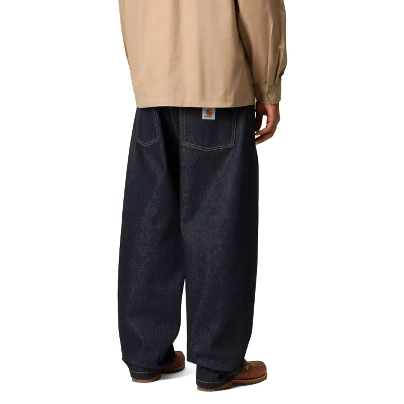 CARHARTT WIP BRANDON PANT BLUE RIGID - Pantaloni Baggy Denim Jeans Uomo Blu I035893 0101 CARHARTT WIP 