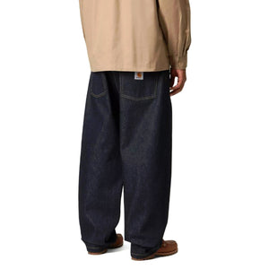 CARHARTT WIP BRANDON PANT BLUE RIGID - Pantaloni Baggy Denim Jeans Uomo Blu I035893 0101 CARHARTT WIP 