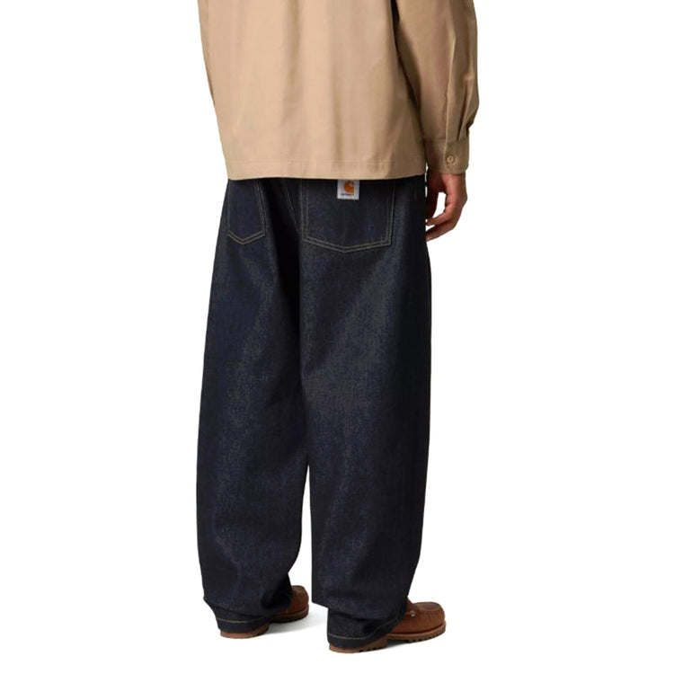 CARHARTT WIP BRANDON PANT BLUE RIGID - Pantaloni Baggy Denim Jeans Uomo Blu I035893 0101 CARHARTT WIP 