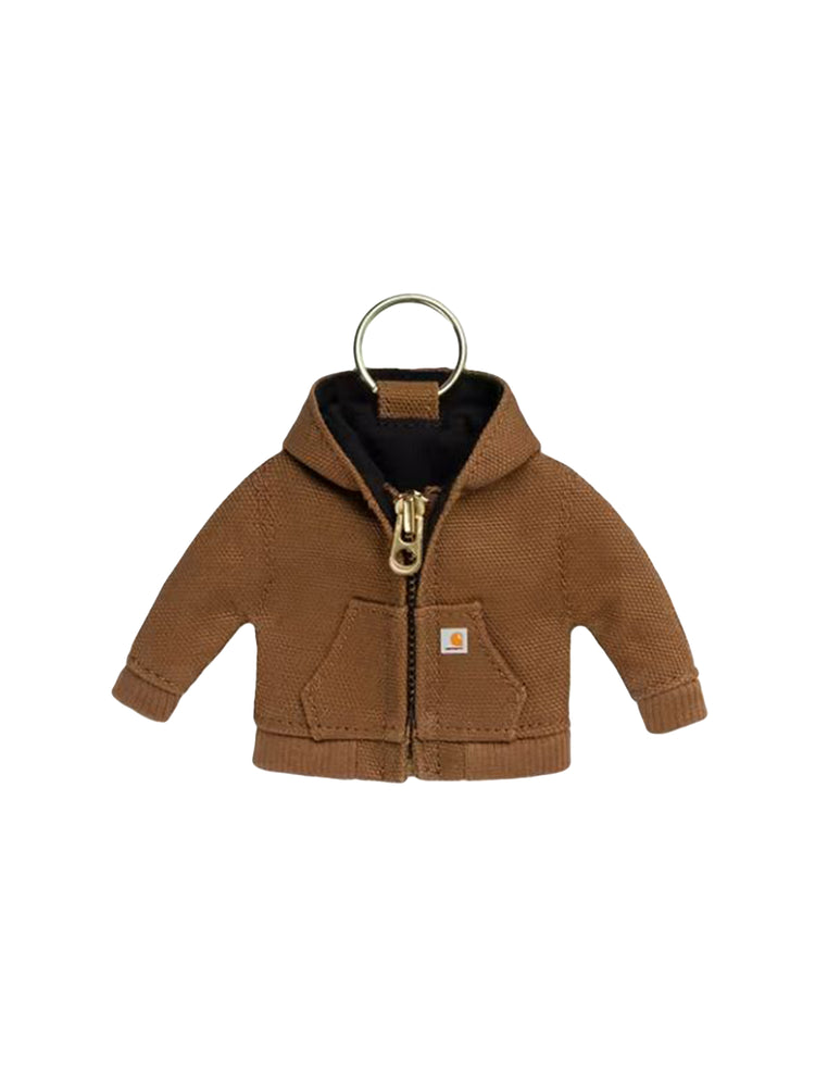 MINI ACTIVE JACKET KEYCHAIN HAMILTON BROWN - Portachiavi Marrone I036419 HZXX CARHARTT WIP 
