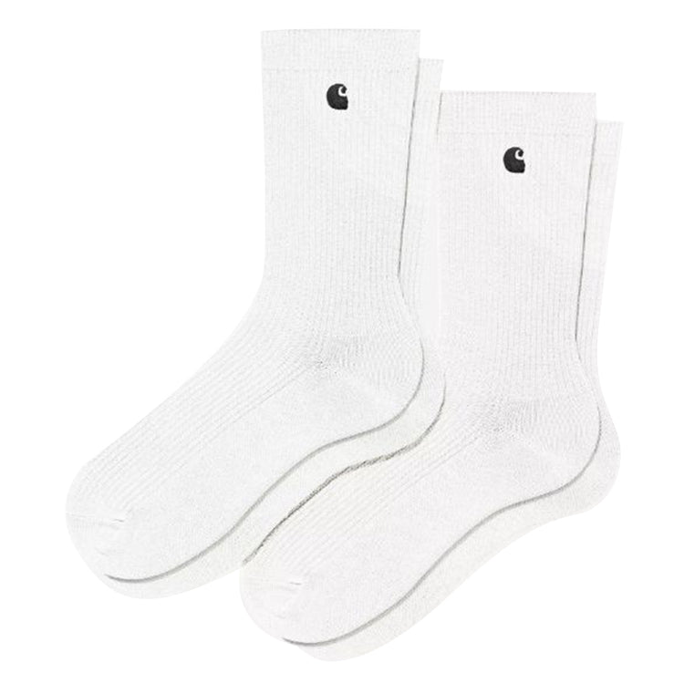 MADISON PACK SOCKS WHITE / BLACK - Set da Due Paia di Calzini Bianchi I036750 1A6XX CARHARTT WIP 