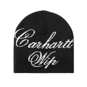 TRAVON BEANIE BLACK / WHITE - Cappellino a Cuffia Nero / Bianco I036811 0D2XX CARHARTT WIP 