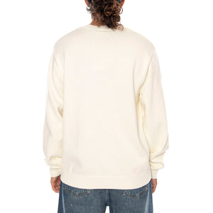 DECK SWEATER WAX / BLACK - Maglione Girocollo Uomo Crema I036847 0D3XX CARHARTT WIP 