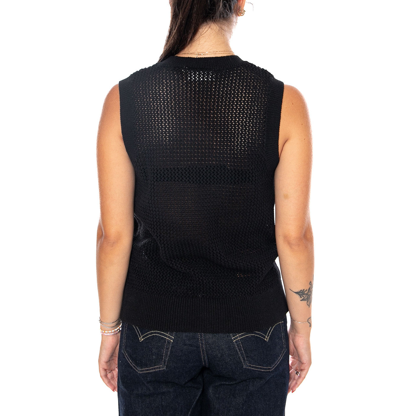 W' STOCKTON VEST BLACK - Gilet Donna Nero I036852 89XX CARHARTT WIP 