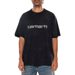 S/S PAINTER T-SHIRT BLACK - Maglietta Girocollo Uomo Nera I036853 89EJ CARHARTT WIP 