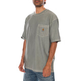 S/S LOOSE POCKET T-SHIRT SHADY GREEN - Maglietta Girocollo Uomo Verde  Uomo CARHARTT WIP