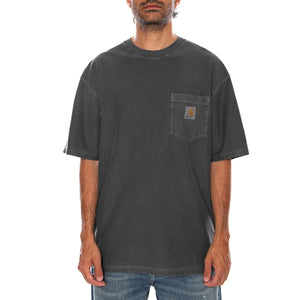 S/S LOOSE POCKET T-SHIRT BLACK - Maglietta Girocollo Uomo Nera I036863 89GD CARHARTT WIP 