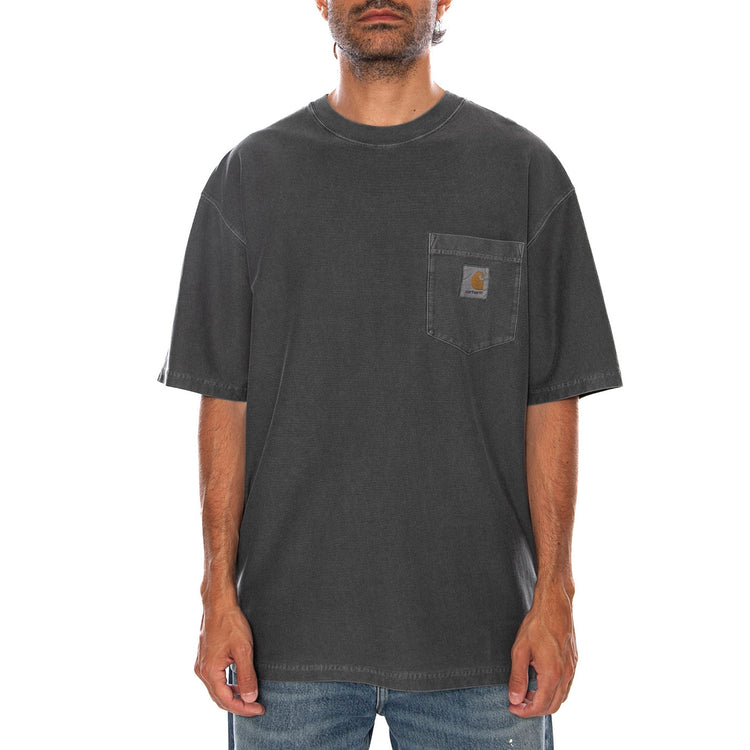 S/S LOOSE POCKET T-SHIRT BLACK - Maglietta Girocollo Uomo Nera I036863 89GD CARHARTT WIP 