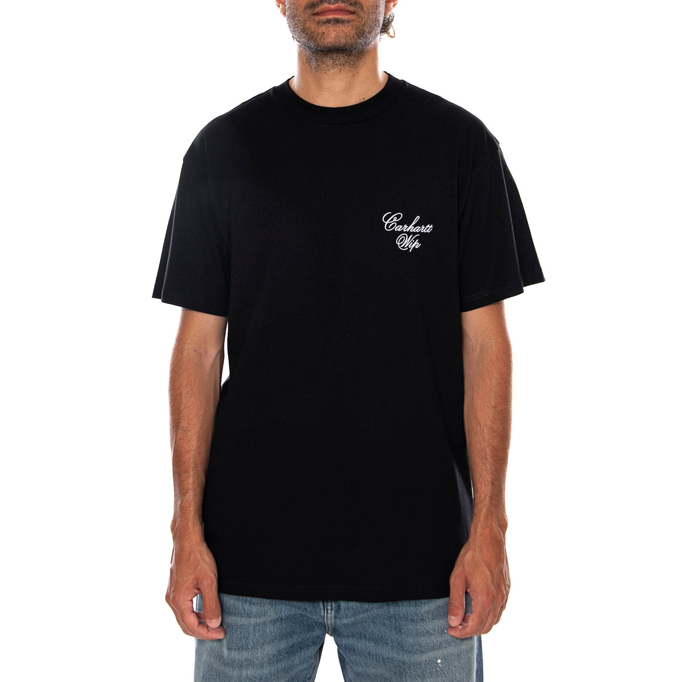 S/S GRACIOUS T-SHIRT BLACK - Maglietta Girocollo Uomo Nera I036879 89XX CARHARTT WIP 