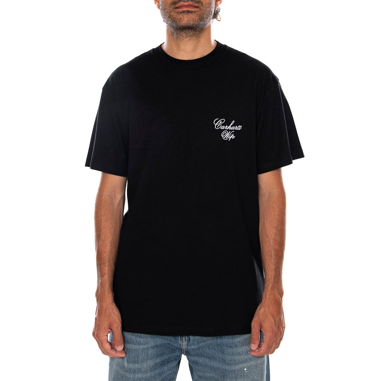 S/S GRACIOUS T-SHIRT BLACK - Maglietta Girocollo Uomo Nera I036879 89XX CARHARTT WIP 