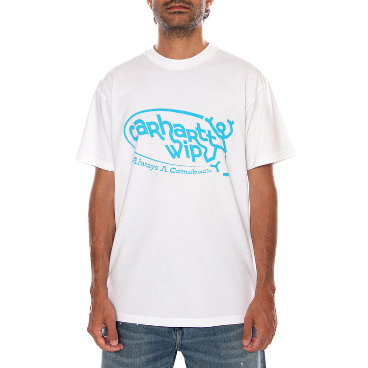 S/S ALWAYS A COME BACK T-SHIRT - Maglietta Girocollo Uomo Bianca I036894 02XX CARHARTT WIP 