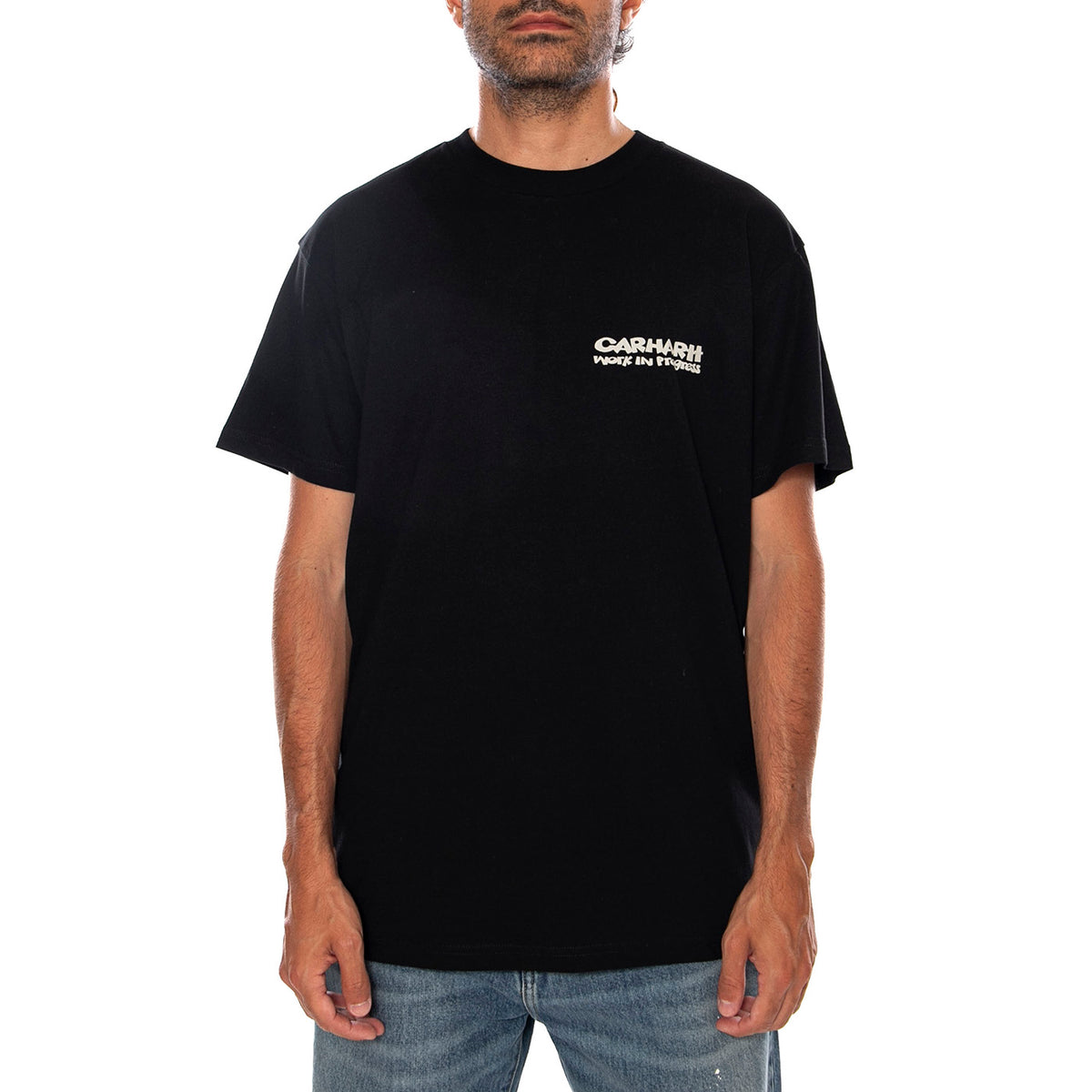 S/S CUBIST T-SHIRT BLACK - Maglietta Girocollo Uomo Nera I036896 89XX CARHARTT WIP 