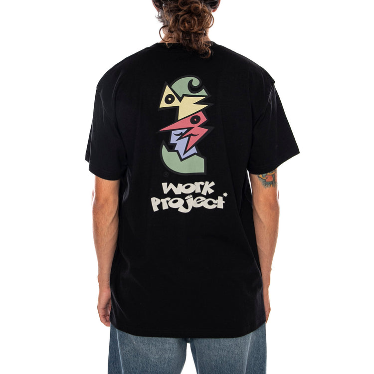 S/S CUBIST T-SHIRT BLACK - Maglietta Girocollo Uomo Nera I036896 89XX CARHARTT WIP 