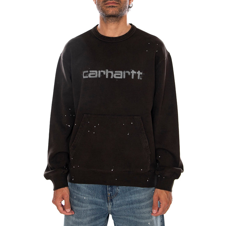 PAINTER SWEAT TOBACCO - Felpa Girocollo Uomo Marrone I036899 47EJ CARHARTT WIP 