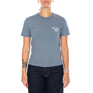 W' S/S GRACIOUS T-SHIRT SHADY BLUE - Maglietta Girocollo Donna Blu I036904 3RHXX CARHARTT WIP 