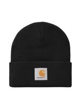 CARHARTT WIP SHORT WATCH HAT BLACK - Cappellino a Cuffia Nero  ACCESSORI CARHARTT WIP