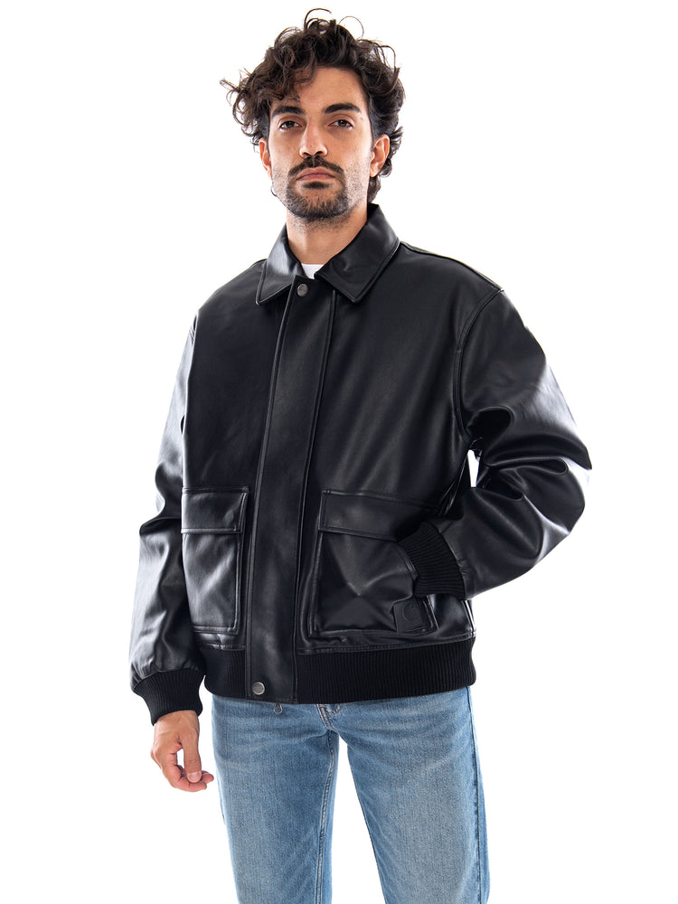 ARIZONA JACKET BLACK - Giacca Uomo Nera I036997 89XX CARHARTT WIP 