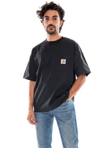 S/S Work Pocket T-Shirt Raven - Maglietta Girocollo Uomo Verde  Uomo CARHARTT WIP