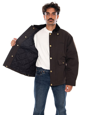 CARHARTT WIP QUENTIN JACKET TOBACCO / BLACK - Giacca Uomo Marrone I037047 1YLXX CARHARTT WIP 