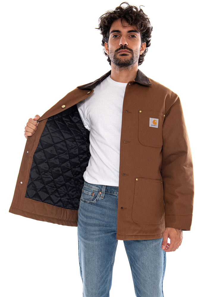OG Chore Coat Brown / Tobacco Rigid - Giacca Uomo Marrone I037055 3XA01 CARHARTT WIP 