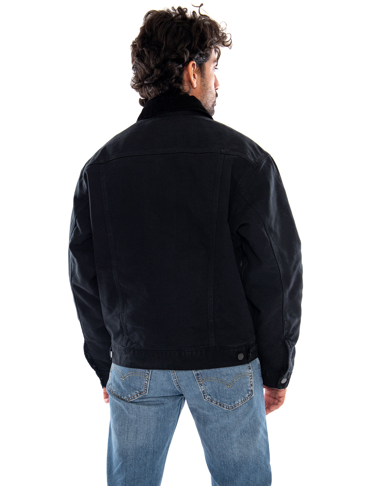 OG Trucker Jacket Black Stone Canvas - Giacca Uomo Nera I037058 00E4O CARHARTT WIP 