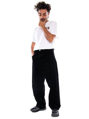 Brandon Pant Black Rinsed - Pantaloni Uomo Neri I037063 8902 CARHARTT WIP 
