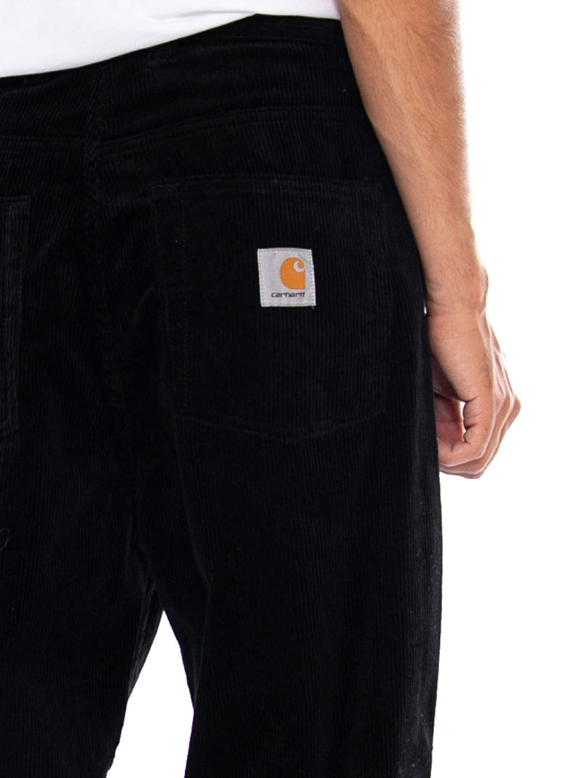 Brandon Pant Black Rinsed - Pantaloni Uomo Neri I037063 8902 CARHARTT WIP 