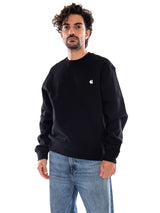 MACK SWEAT BLACK / WAX - Felpa Girocollo Uomo Nera  Uomo CARHARTT WIP