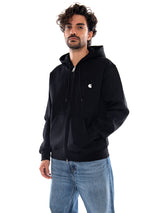 Hooded Mack Jacket Black / Wax - Kapuzenpullover mit Reißverschluss Herren Schwarz Herren CARHARTT WIP