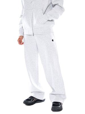 Mack Sweat Pant Ash Heather / Black - Pantaloni Uomo Grigi I037103 00OXX CARHARTT WIP 