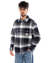L/S ESTERSON SHIRT DARK NAVY - Camicia Uomo Blu  Uomo CARHARTT WIP