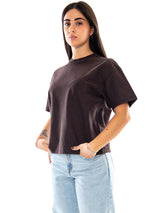 Carhartt WIP W' S/S Lambert T-Shirt Tobacco Moon Wash - T-Shirt Damen Braun  Damen CARHARTT WIP