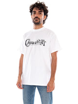 S/S Chinsel Script T-Shirt White - T-Shirt Rundhals Herren Weiß Herren CARHARTT WIP