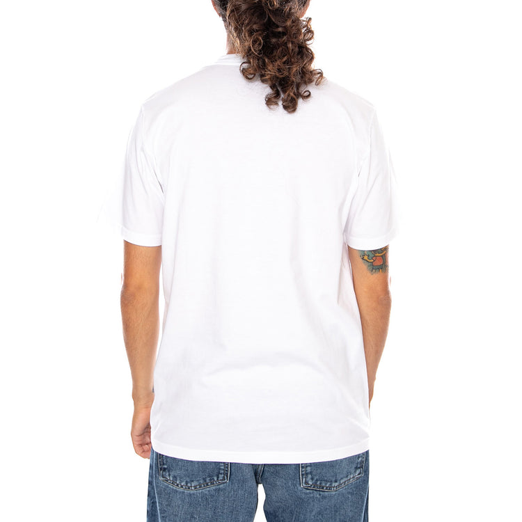 S/S SLINGSHOT T-SHIRT WHITE HEAVY - Maglietta Girocollo Uomo Bianca I037232 024G CARHARTT WIP 