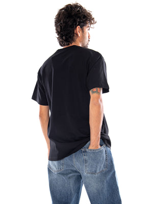S/S BLINKERFLUID T-SHIRT BLACK - Maglietta Girocollo Uomo Nera I037237 89XX CARHARTT WIP 