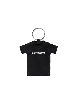 MINI SCRIPT T-SHIRT KEYCHAIN BLACK - Portachiavi Nero I037324 89XX CARHARTT WIP 