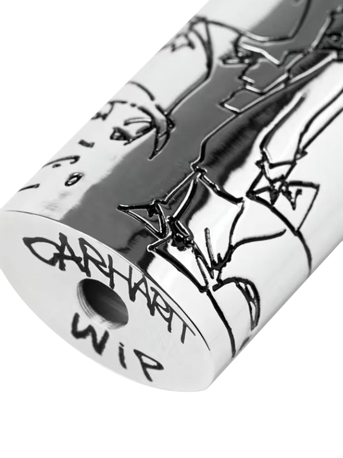 Blinkerfluid BIC Metal Lighter Case Silver - Porta Accendino Argento I037381 95XX CARHARTT WIP 
