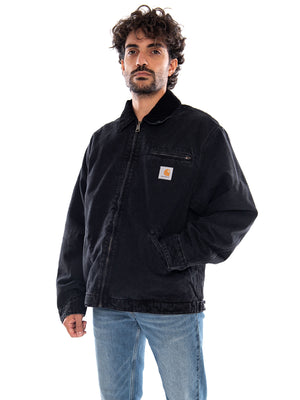 OG Detroit Jacket Black / Black - Giacca Uomo Nera I037535 00E06 CARHARTT WIP 