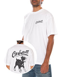 S/S PUP T-SHIRT - Maglietta Girocollo Uomo Bianca  Uomo CARHARTT WIP