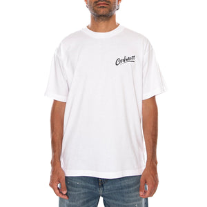 S/S PUP T-SHIRT - Maglietta Girocollo Uomo Bianca I037537 02XX CARHARTT WIP 