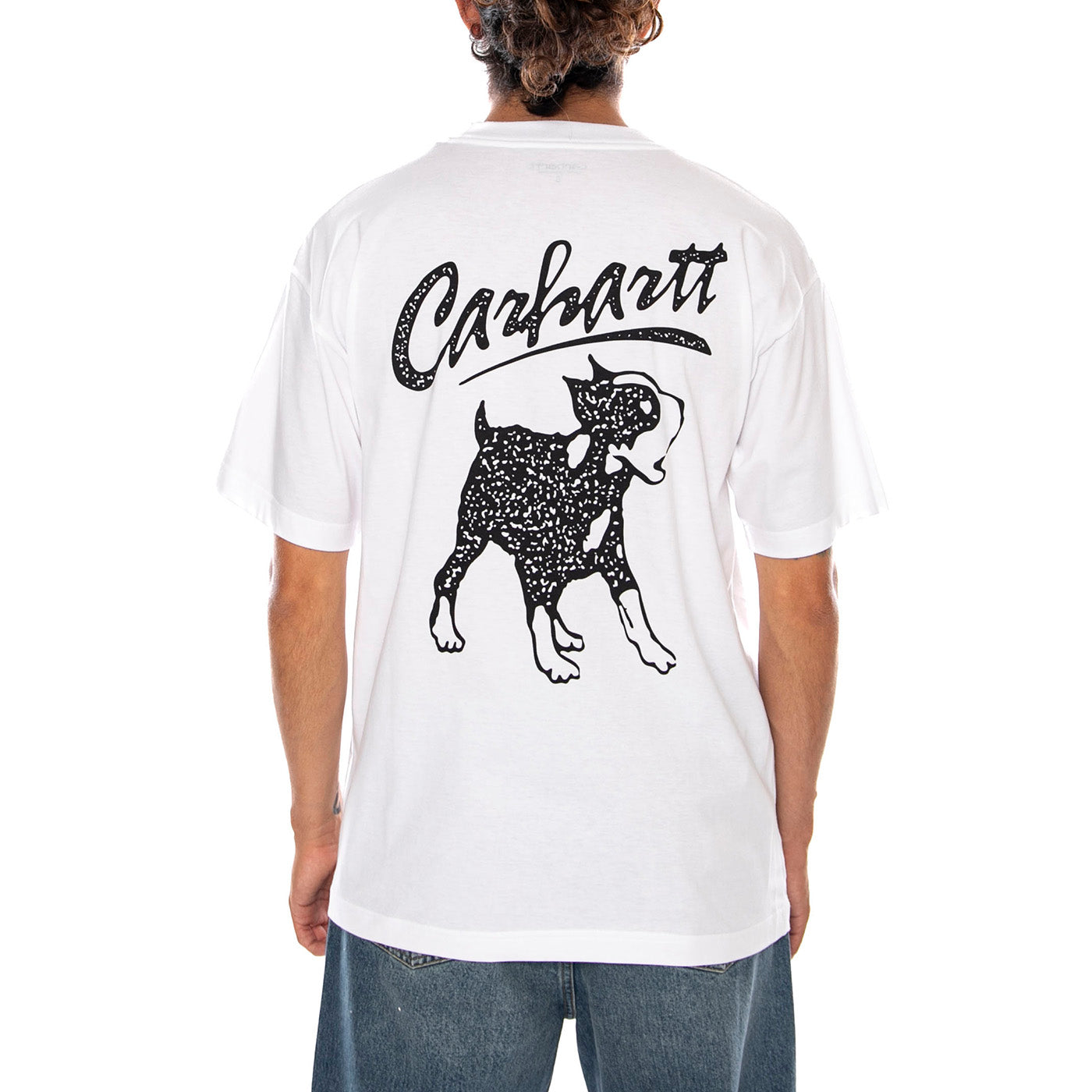 S/S PUP T-SHIRT - Maglietta Girocollo Uomo Bianca I037537 02XX CARHARTT WIP 